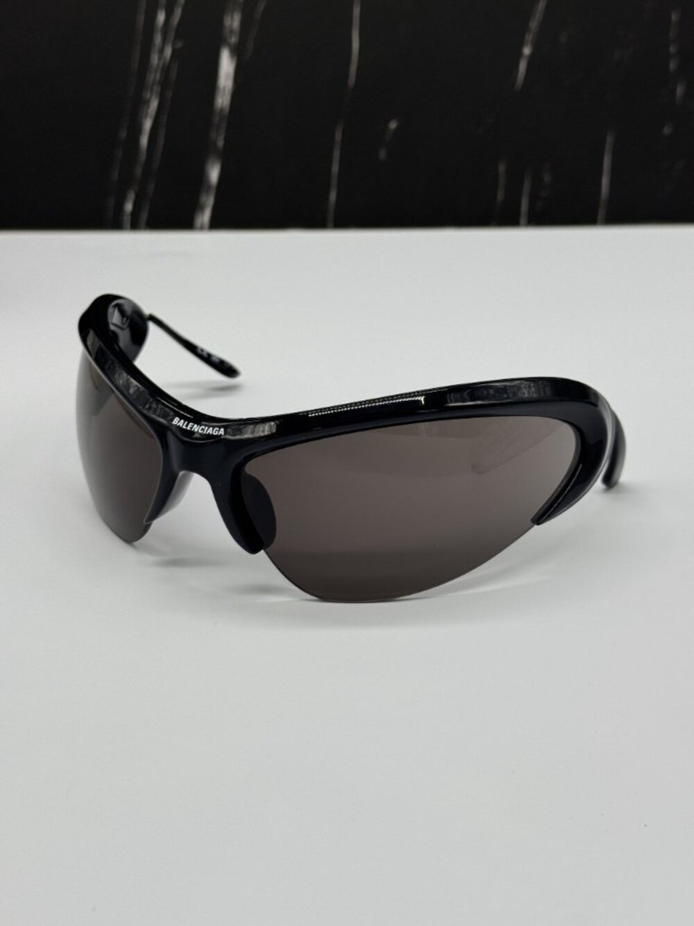 NEW BALENCIAGA BB0232S 001 BLACK UNISEX SUNGLASSES BALENCIAGA EYEWEAR - Picture 12 of 16